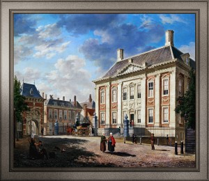 The Mauritshuis in The Hague by Bartholomeus van Hove